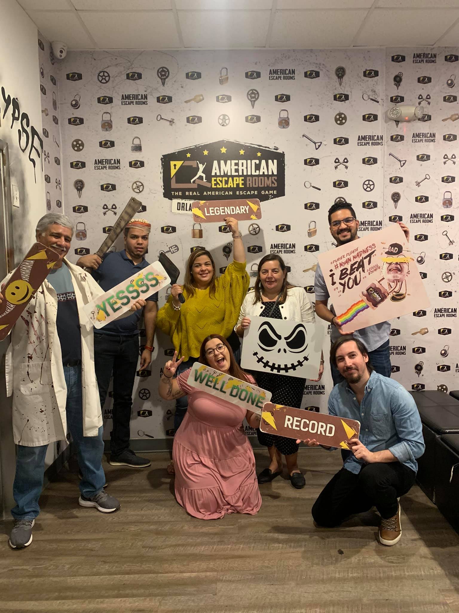 Team Gecko Monkeys played the Mad Professor's Asylum - Orlando and finished the game with 13 minutes 55 seconds left. Congratulations! Well done!