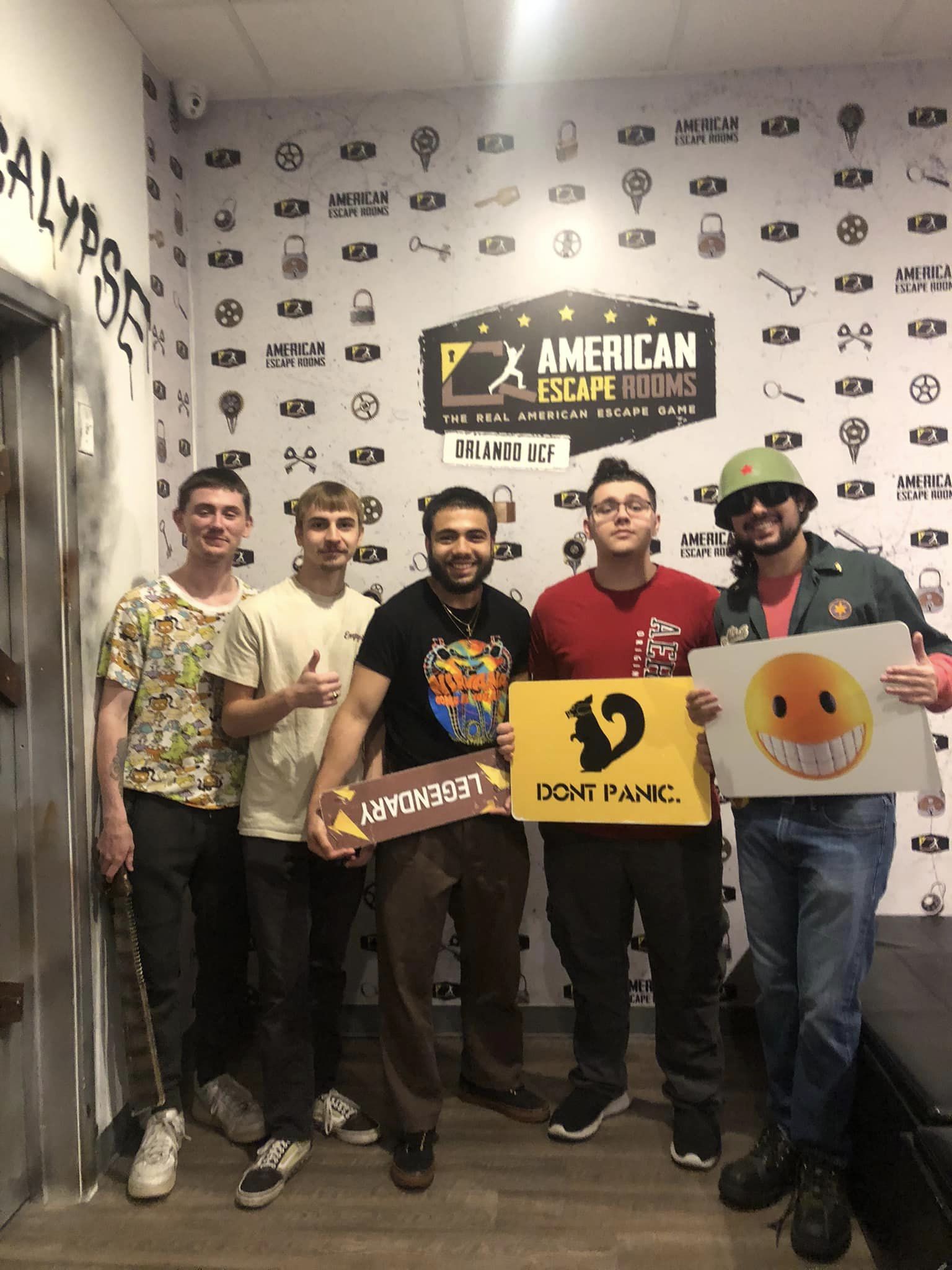 The OG Five played the Zombie Apocalypse - Orlando and finished the game with 9 minutes 59 seconds left. Congratulations! Well done!