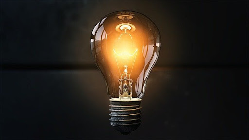 A lightening bulb